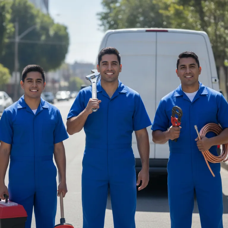 Plomero equipo en San Bernardino Tlaxcalancingo